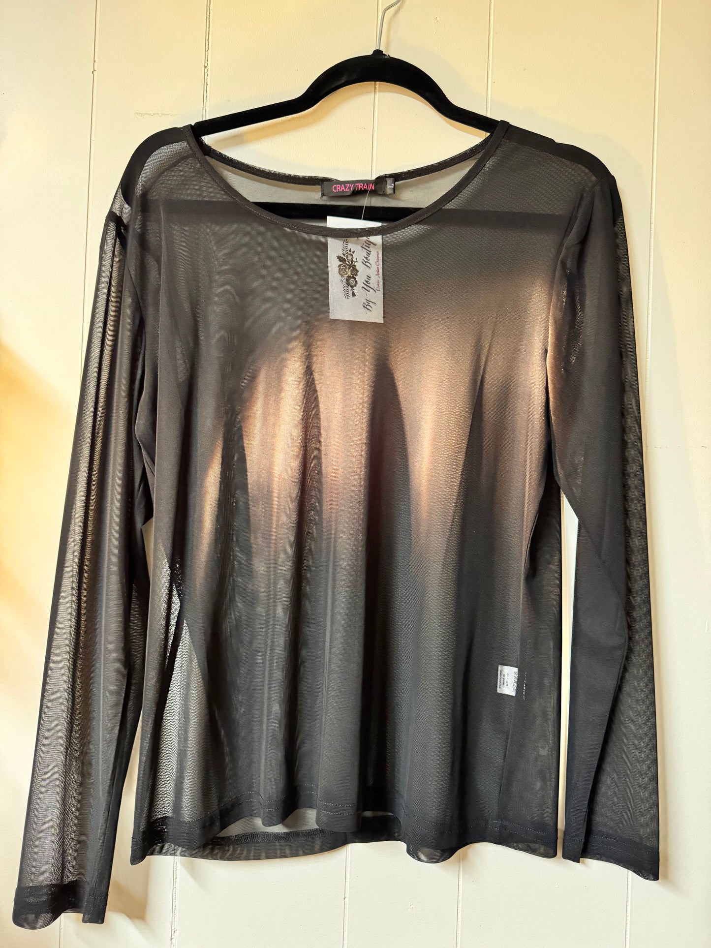 Sheer Under Long Sleeve.